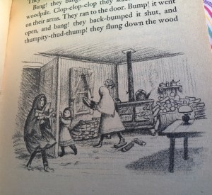 bringing in firewood