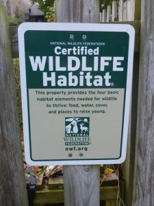 habitat sign